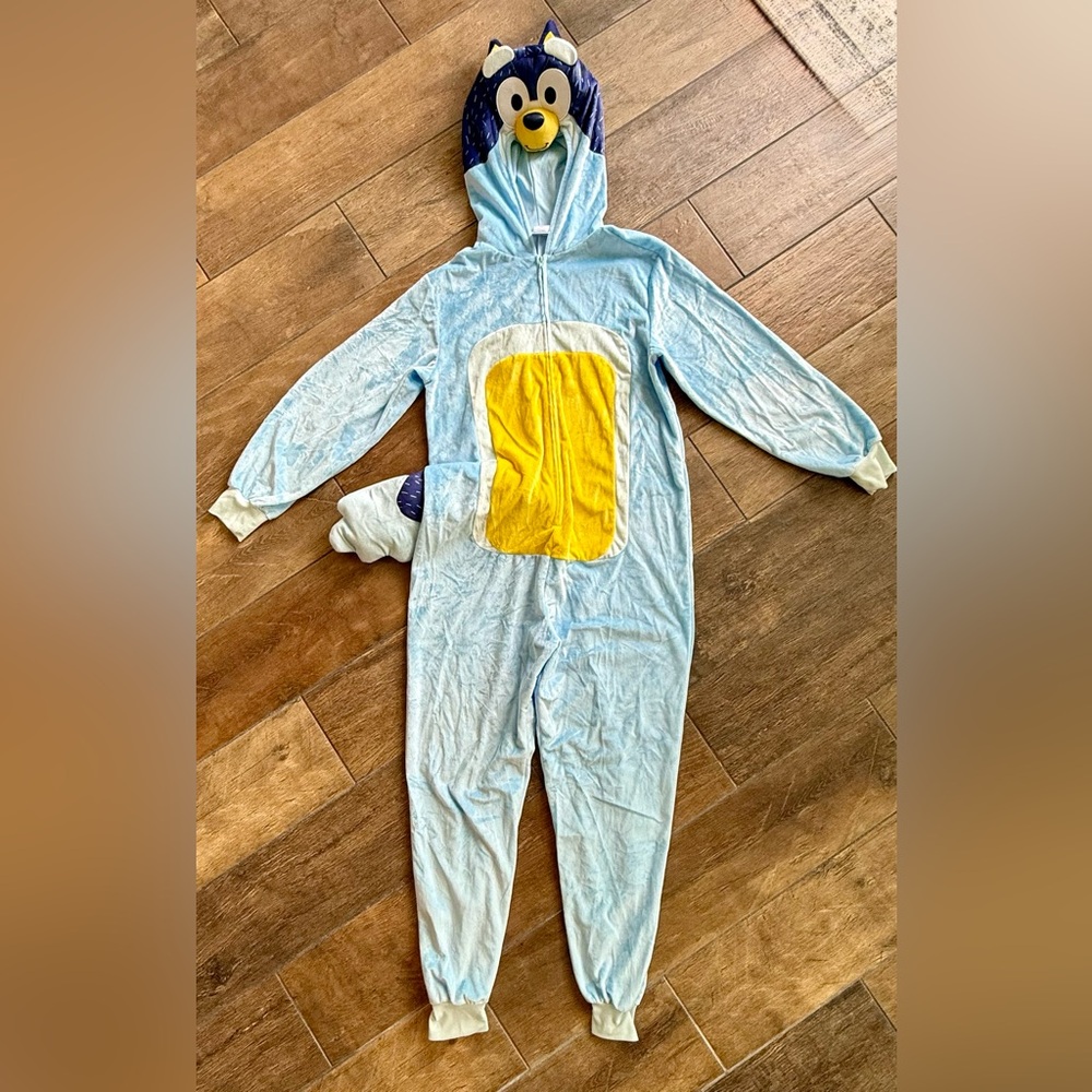 Adult Men’s/women’s Bandit Heeler One Piece Costume - Bluey